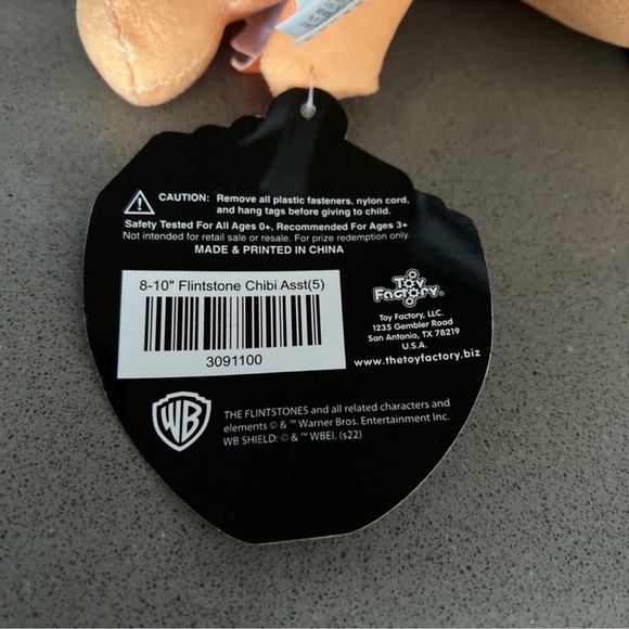 The Flintstones FRED & BARNEY Chibi Plush Set Of 2 / Warner Bros. / BRAND NEW - Picture 11 of 11